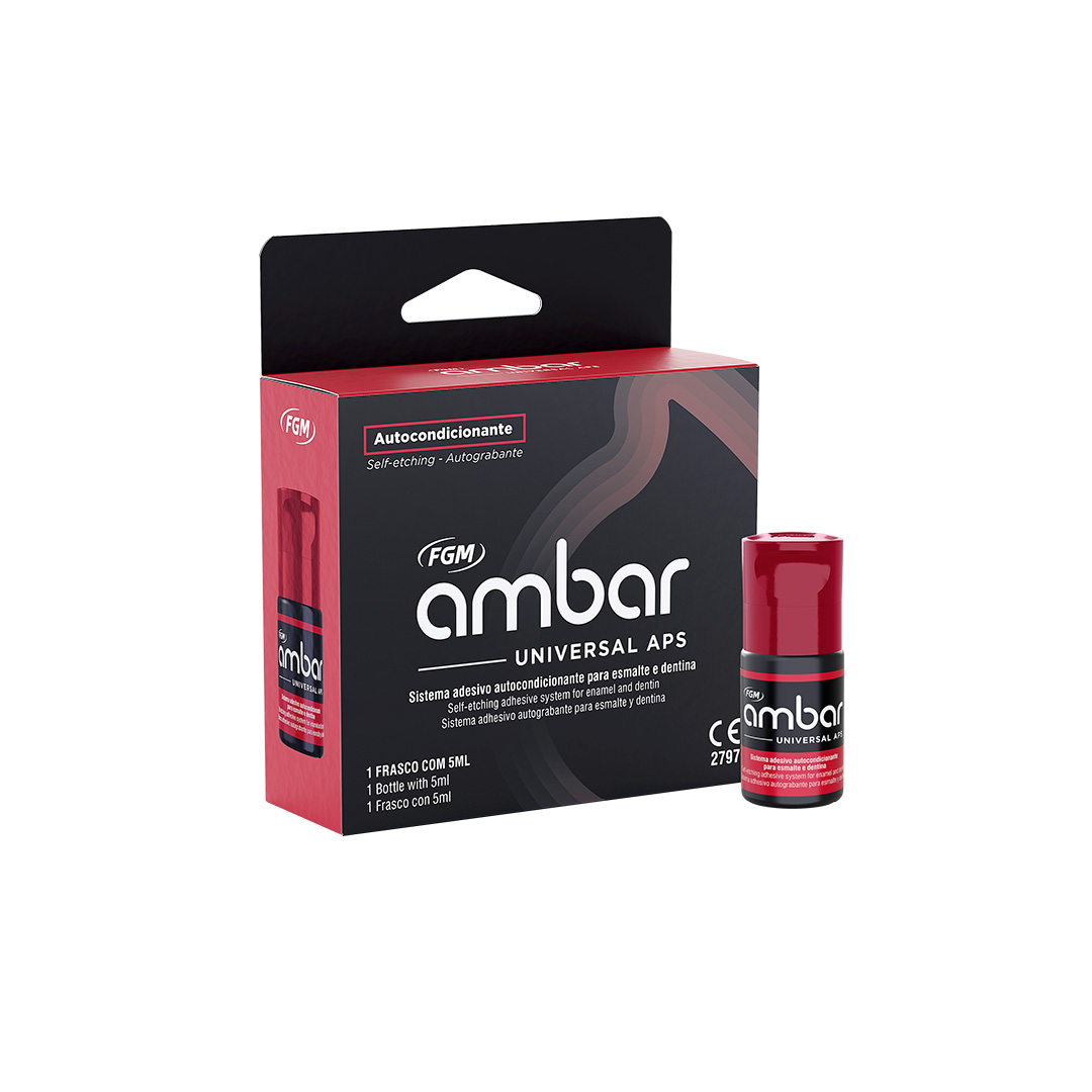 Adhesivo ambar universal rojo y negro